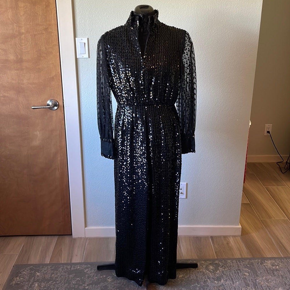 Oscar de la Renta Vintage Sequin pantsuit